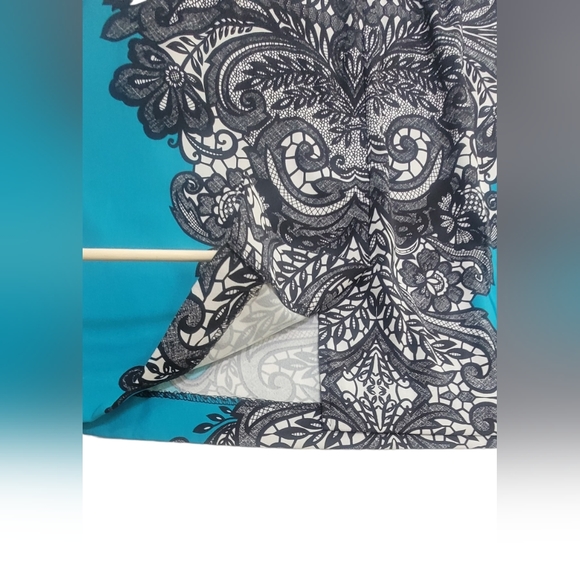 ❤️ SHELBY & PALMER DRESS SHORT SLEEVE GREEN BLACK SIZE: 6 - Picture 3 of 11